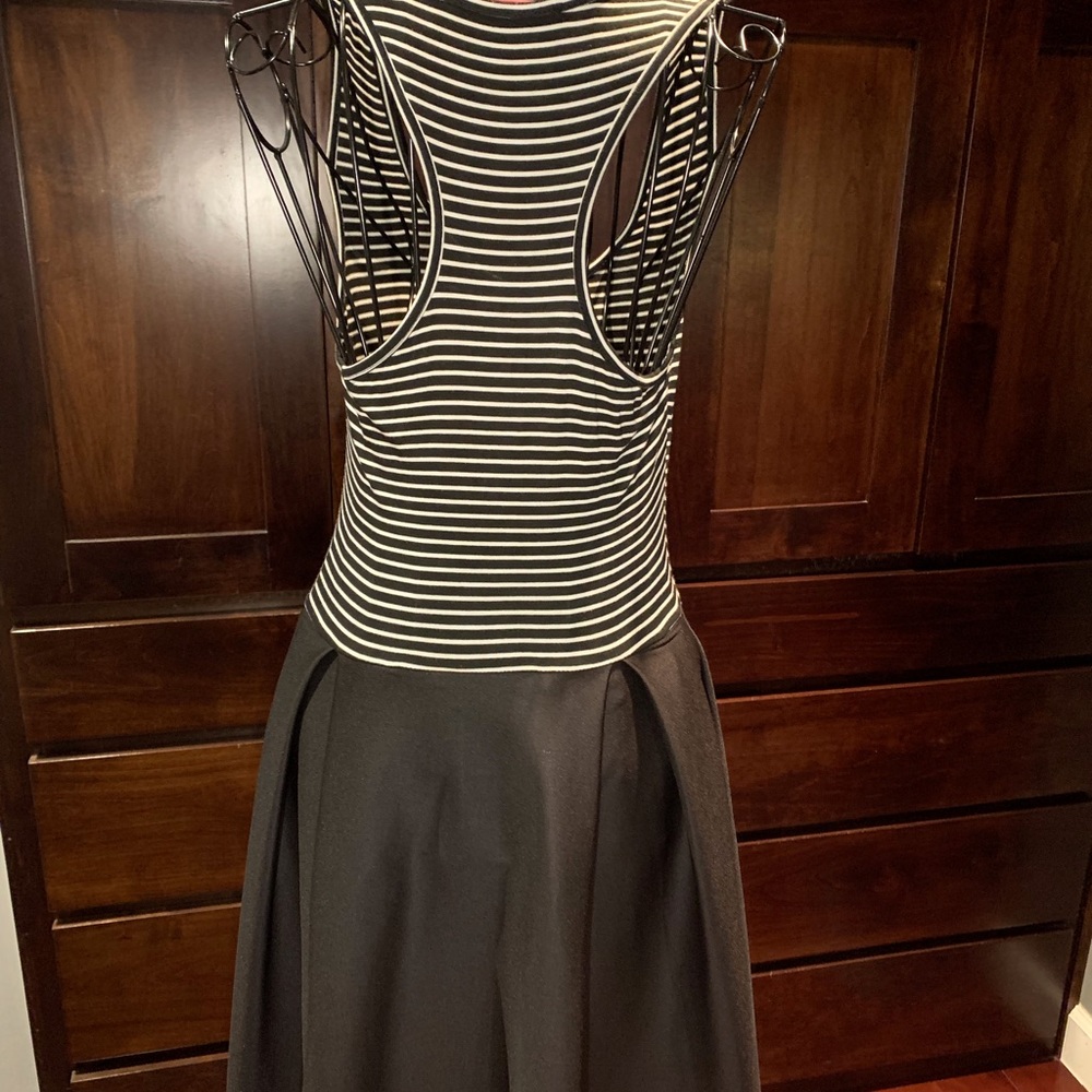 Black and white dress